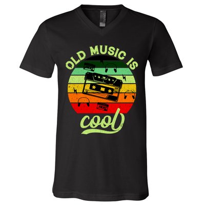 Old Music Is Cool V-Neck T-Shirt