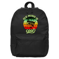 Old Music Is Cool 16 in Basic Backpack
