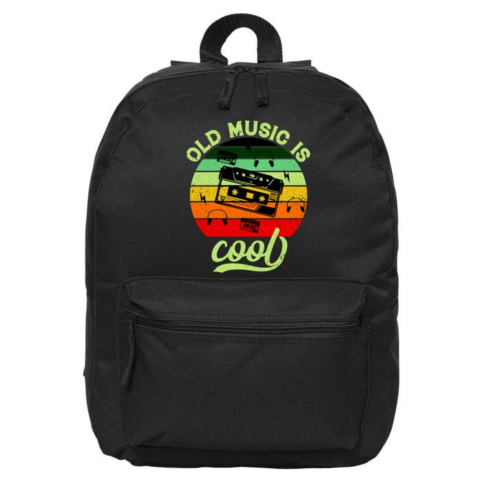 Old Music Is Cool 16 in Basic Backpack