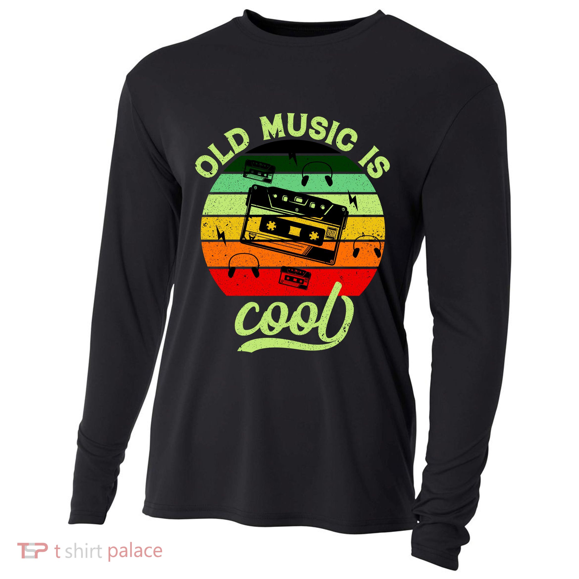Old Music Is Cool Cooling Performance Long Sleeve Crew