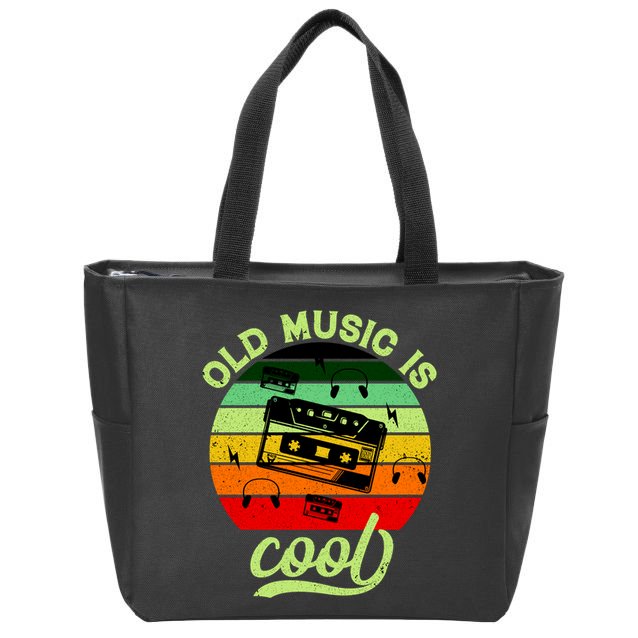Old Music Is Cool Zip Tote Bag