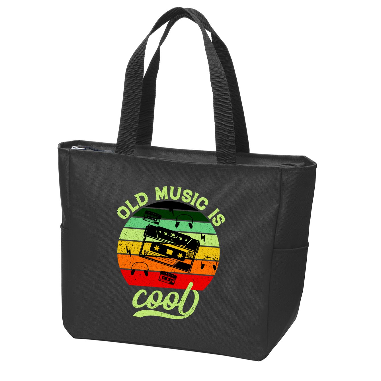 Old Music Is Cool Zip Tote Bag