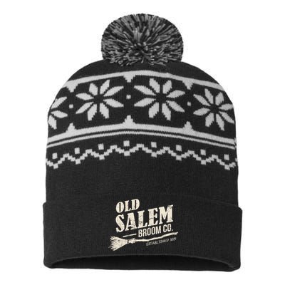 Old Salem Broom Company USA-Made Snowflake Beanie