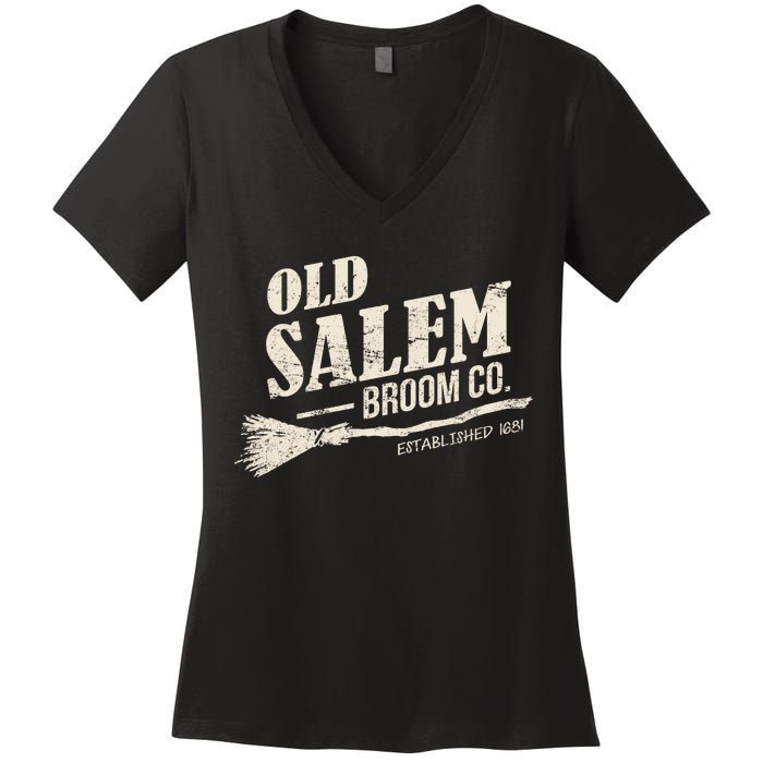 Old Salem Broom Company Women's V-Neck T-Shirt