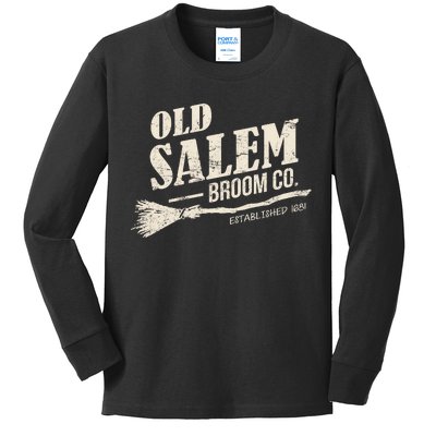 Old Salem Broom Company Kids Long Sleeve Shirt