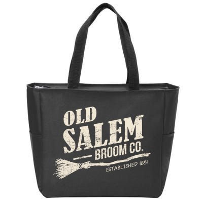 Old Salem Broom Company Zip Tote Bag