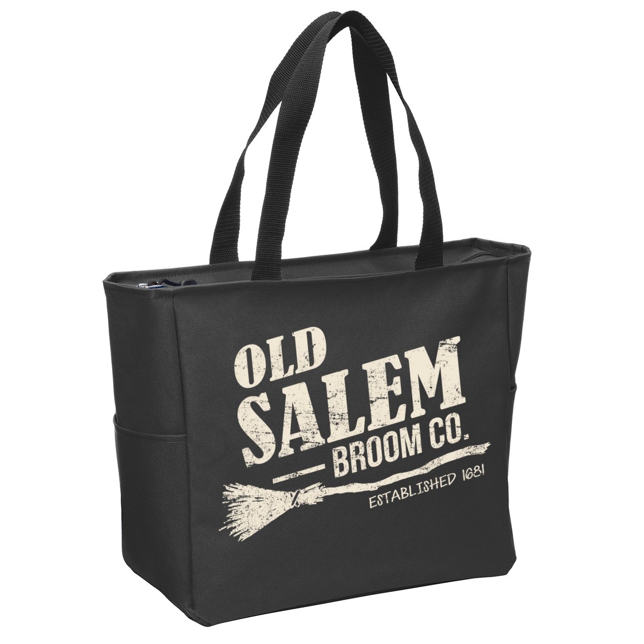 Old Salem Broom Company Zip Tote Bag