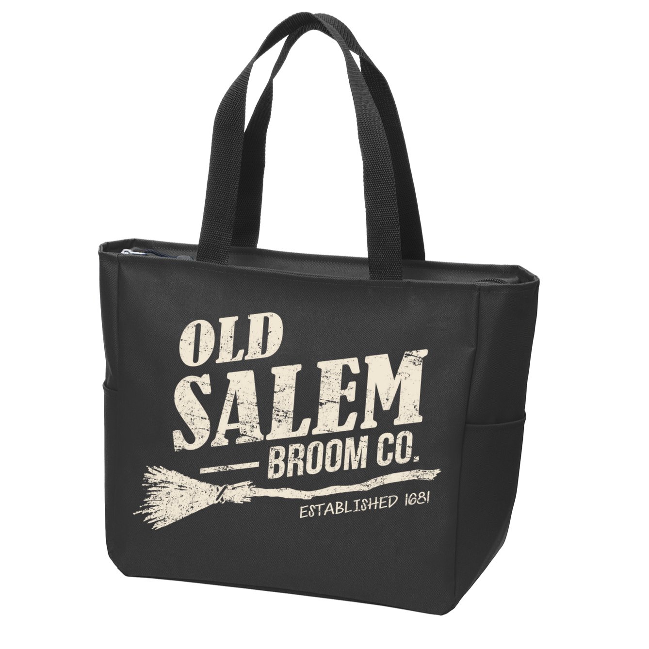 Old Salem Broom Company Zip Tote Bag