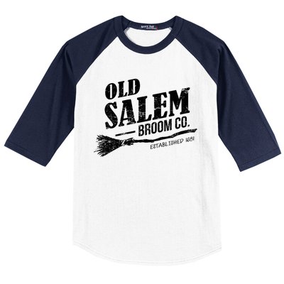 Old Salem Broom Company Baseball Sleeve Shirt