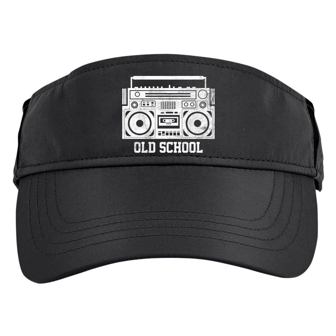 Old School Boombox Adult Drive Performance Visor