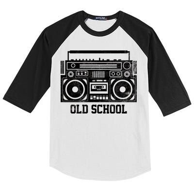 Old School Boombox Kids Colorblock Raglan Jersey
