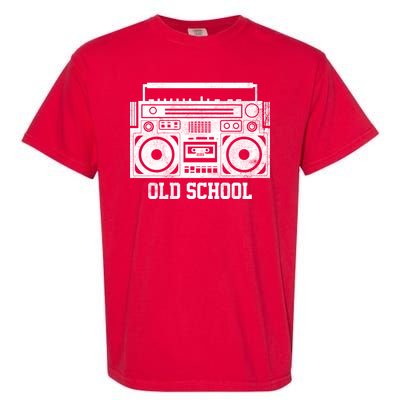 Old School Boombox Garment-Dyed Heavyweight T-Shirt