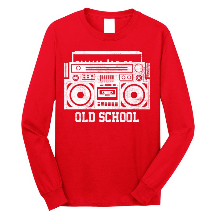 Old School Boombox Long Sleeve Shirt