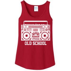 Old School Boombox Ladies Essential Tank