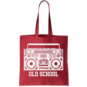 Old School Boombox Tote Bag