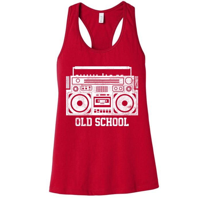 Old School Boombox Womens Tank Top