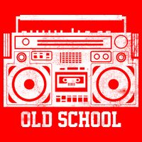 Old School Boombox Tie-Dye T-Shirt