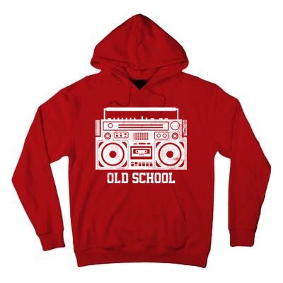 Old School Boombox Tall Hoodie