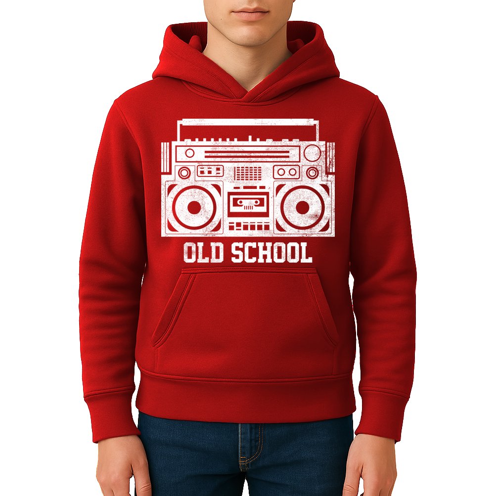 Old School Boombox Kids Hoodie