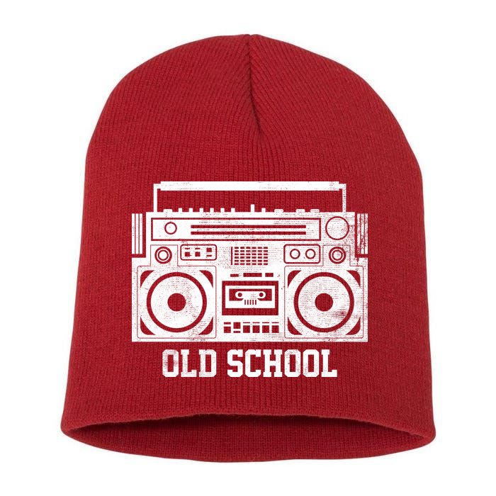 Old School Boombox Short Acrylic Beanie