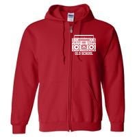 Old School Boombox Full Zip Hoodie