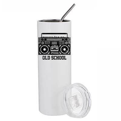 Old School Boombox Stainless Steel Tumbler