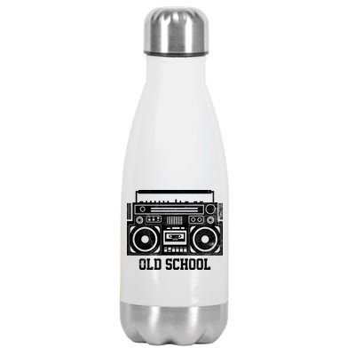 Old School Boombox Stainless Steel Insulated Water Bottle