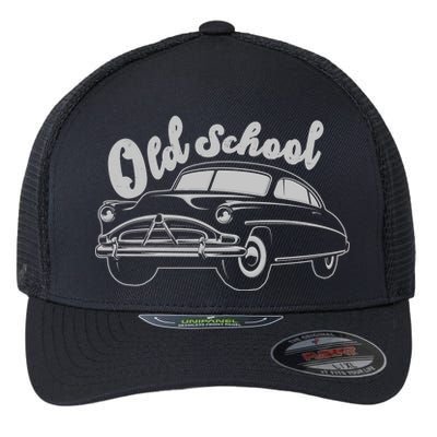 Old School Classic Car Flexfit Unipanel Trucker Cap