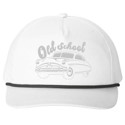 Old School Classic Car Snapback Five-Panel Rope Hat