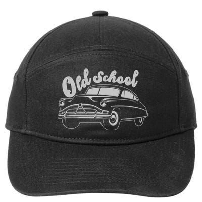 Old School Classic Car 7-Panel Snapback Hat