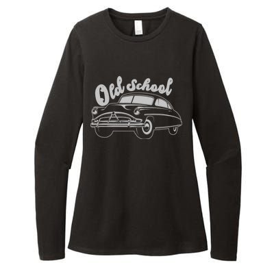 Old School Classic Car Womens CVC Long Sleeve Shirt