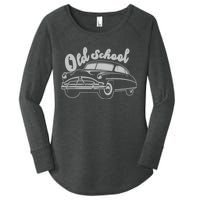 Old School Classic Car Women's Perfect Tri Tunic Long Sleeve Shirt