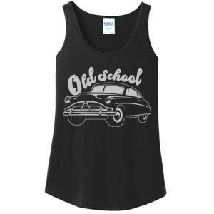 Old School Classic Car Ladies Essential Tank