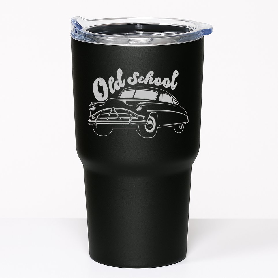 Old School Classic Car Tumbler