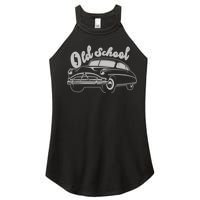 Old School Classic Car Women's Perfect Tri Rocker Tank