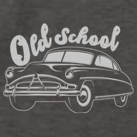 Old School Classic Car Vector Backpack
