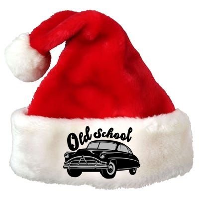 Old School Classic Car Premium Christmas Santa Hat