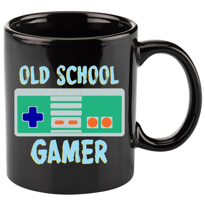 Old School Gamer 11oz C Handle Ceramic Mug
