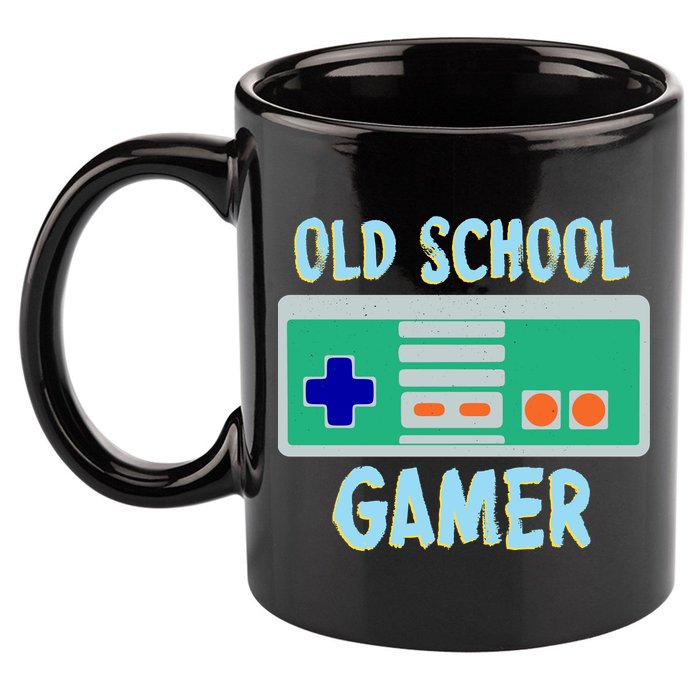 Old School Gamer 11oz C Handle Ceramic Mug