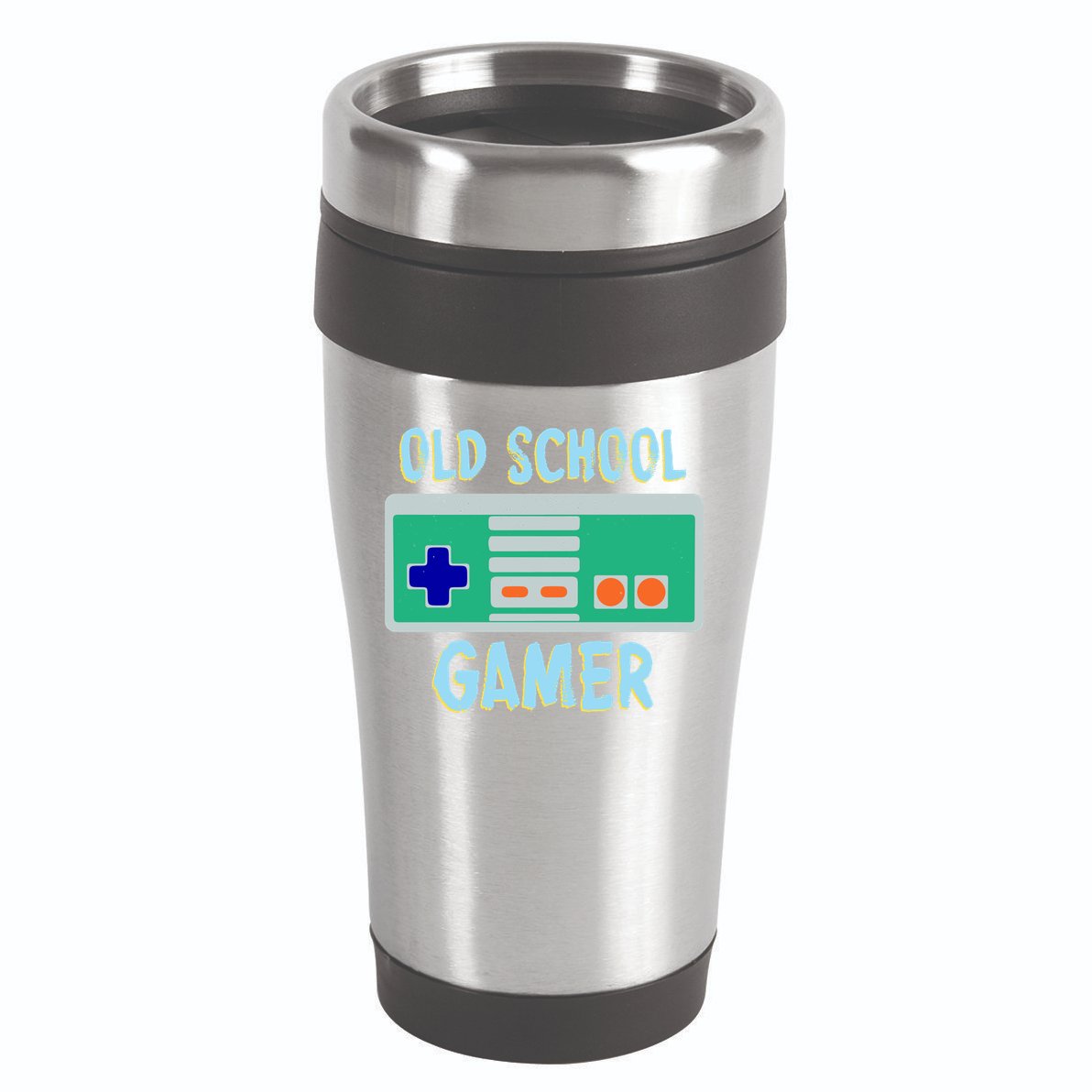 Old School Gamer 16oz Travel Tumbler