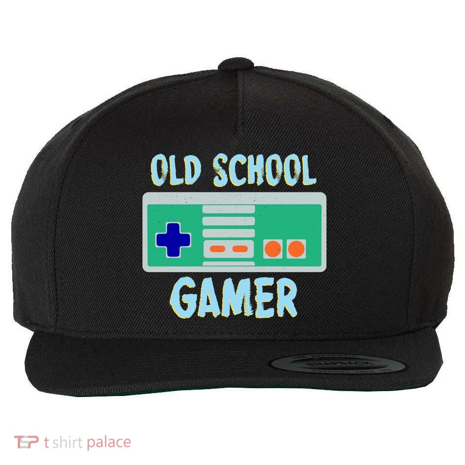 Old School Gamer Wool Snapback Cap
