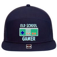 Old School Gamer 7 Panel Mesh Trucker Snapback Hat