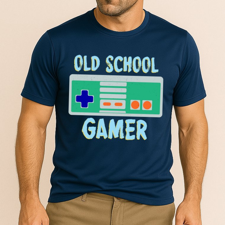 Old School Gamer Cooling Performance Crew T-Shirt