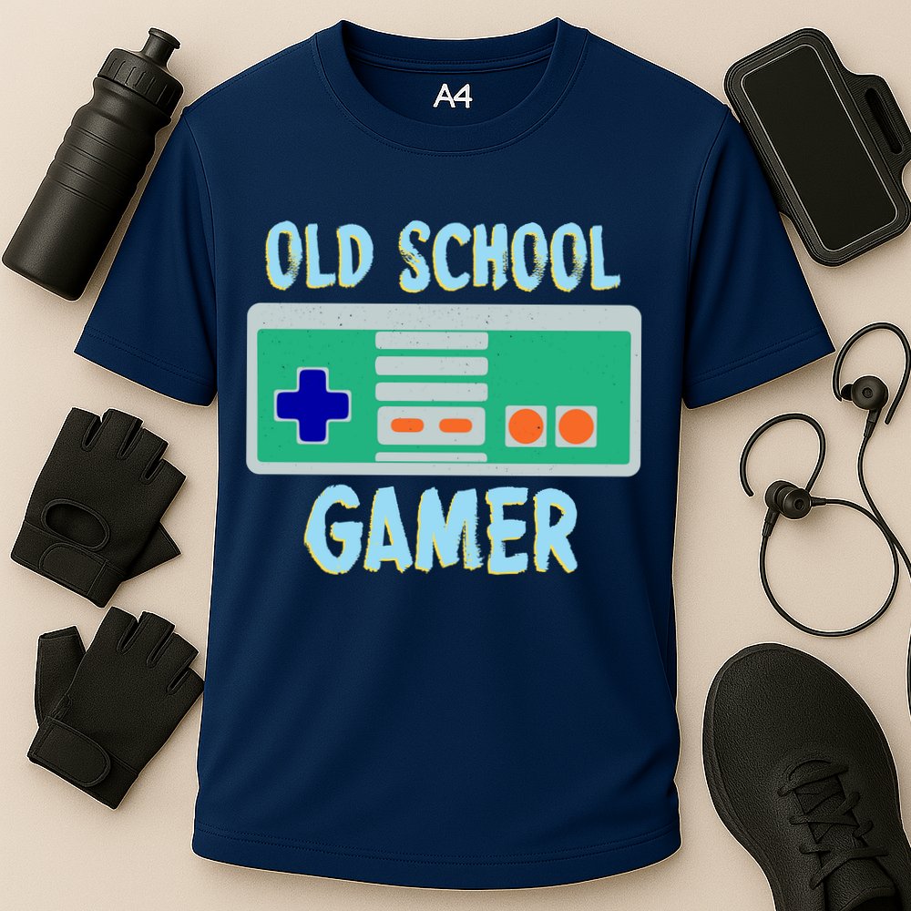 Old School Gamer Cooling Performance Crew T-Shirt