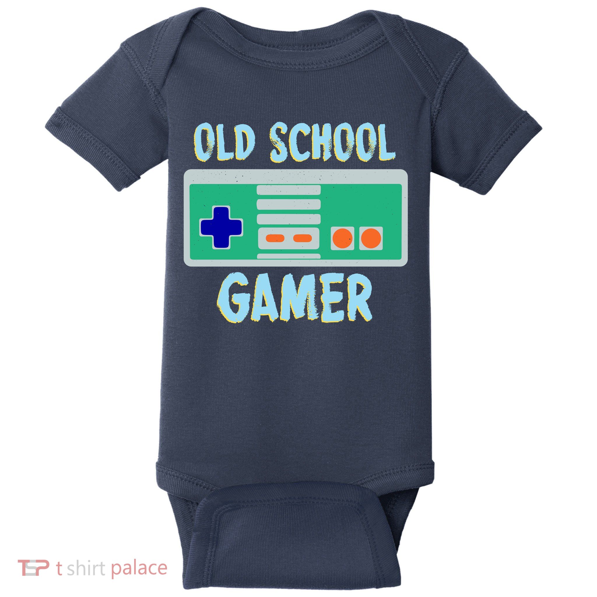 Old School Gamer Baby Bodysuit