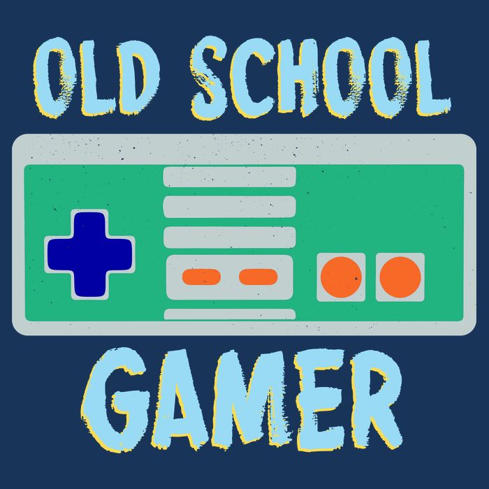 Old School Gamer Tie-Dye T-Shirt