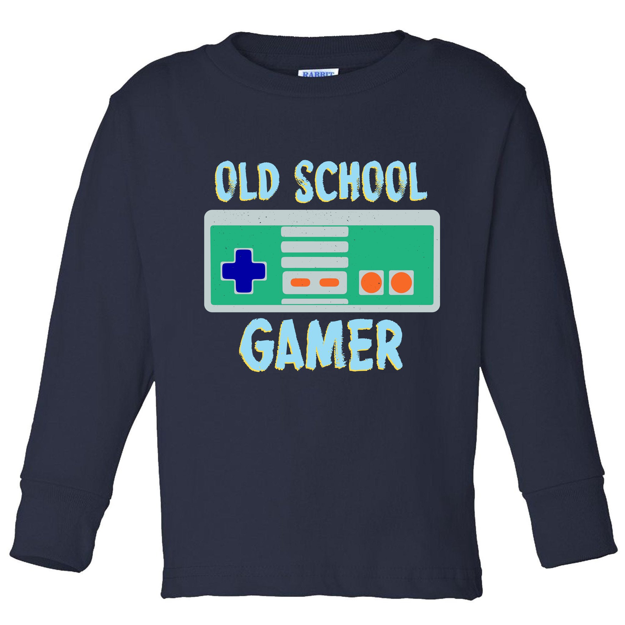 Old School Gamer Toddler Long Sleeve Shirt