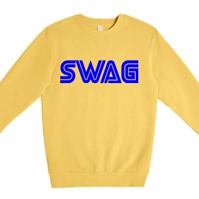 Old School Swag Logo Premium Crewneck Sweatshirt