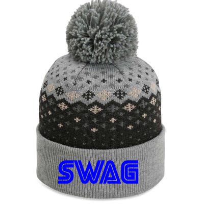 Old School Swag Logo The Baniff Cuffed Pom Beanie