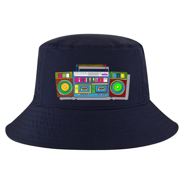 Old School Trippy Boombox Cool Comfort Performance Bucket Hat